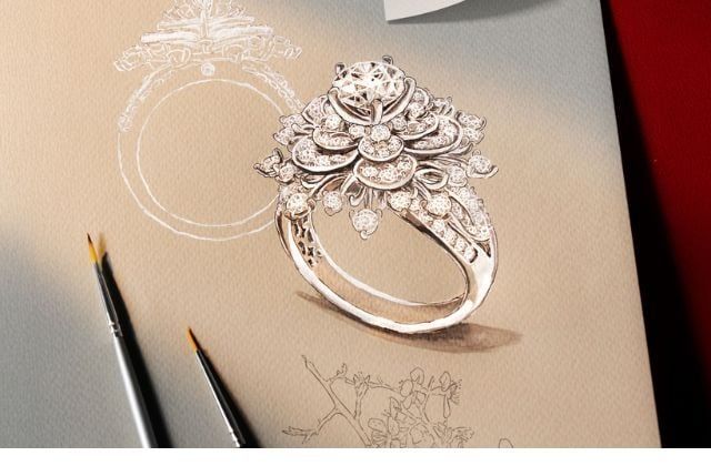 How Much Does a 24K Gold Apricot Blossom Ring Cost?
