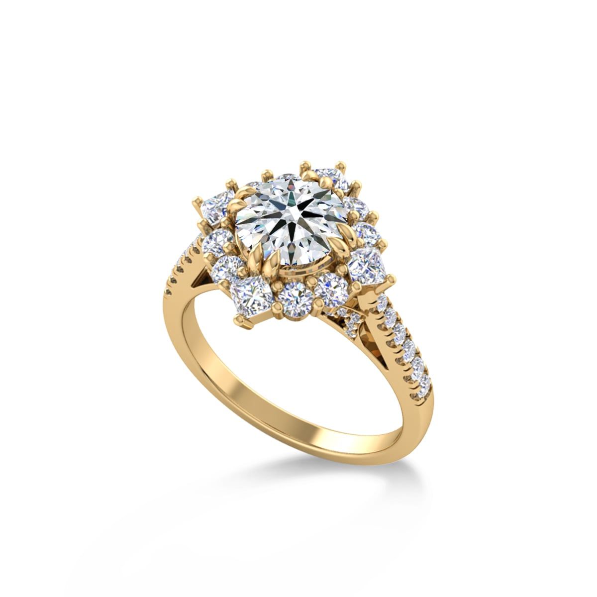 5 Elegant and Luxurious Western Gold Diamond Ring Designs