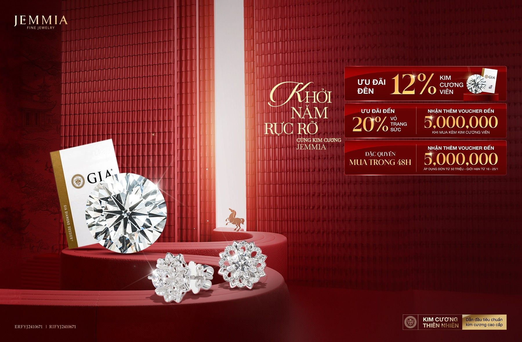 Start the year brilliantly with Jemmia diamonds