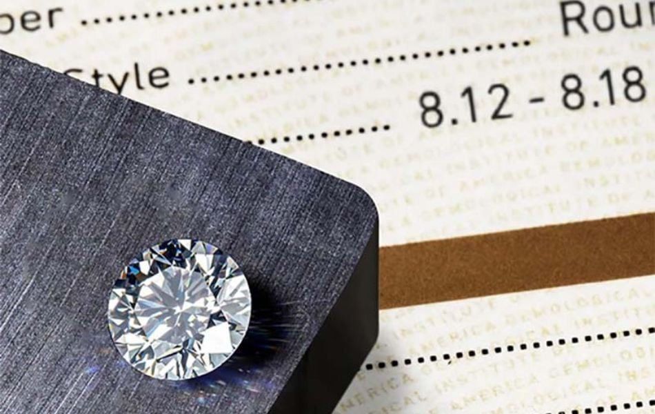 kim cương 8 carat bao nhiêu ly