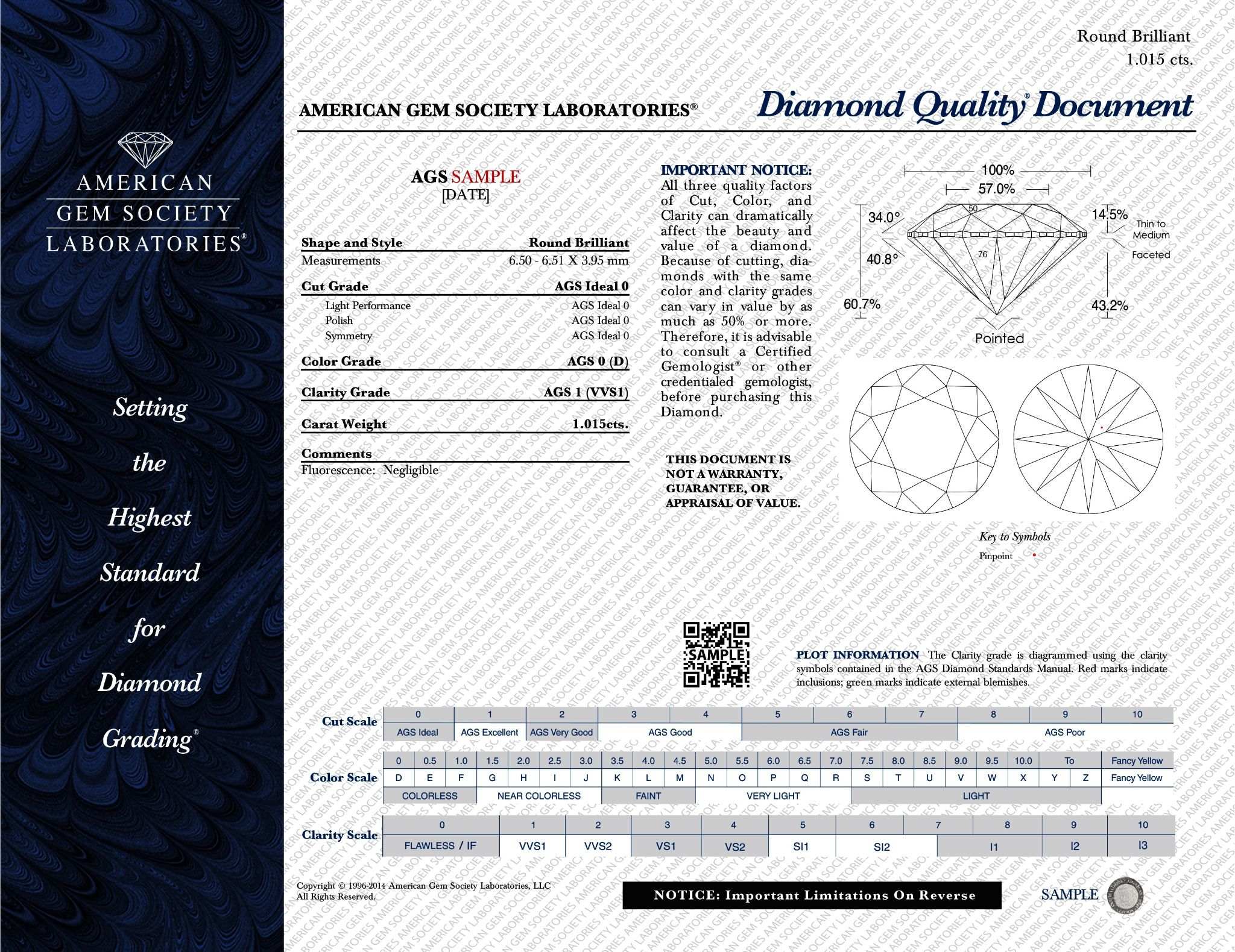 AGS Diamond Certification là gì?