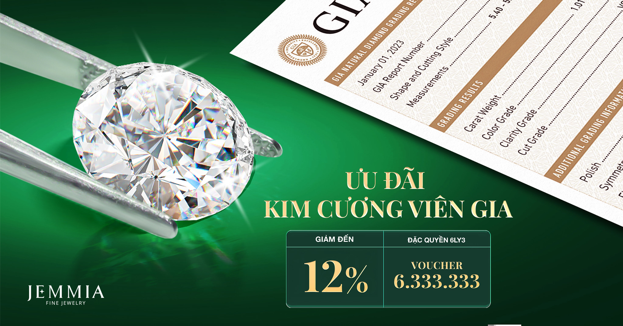 ưu đãi kim cương gia tháng 9