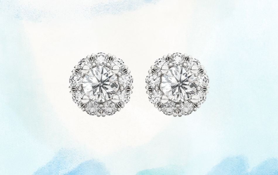 bông tai cưới kim cương