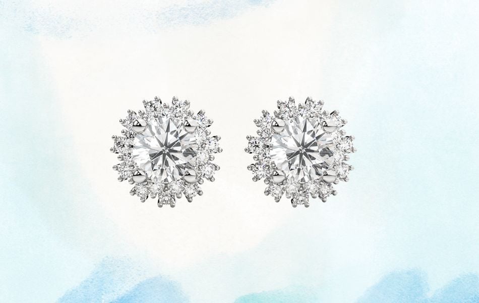 bông tai cưới kim cương