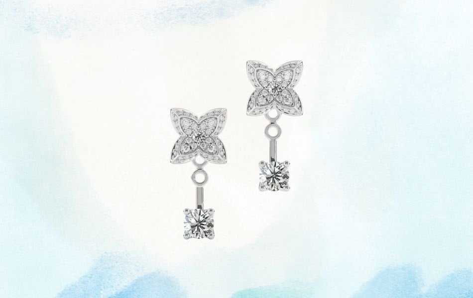 bông tai cưới kim cương