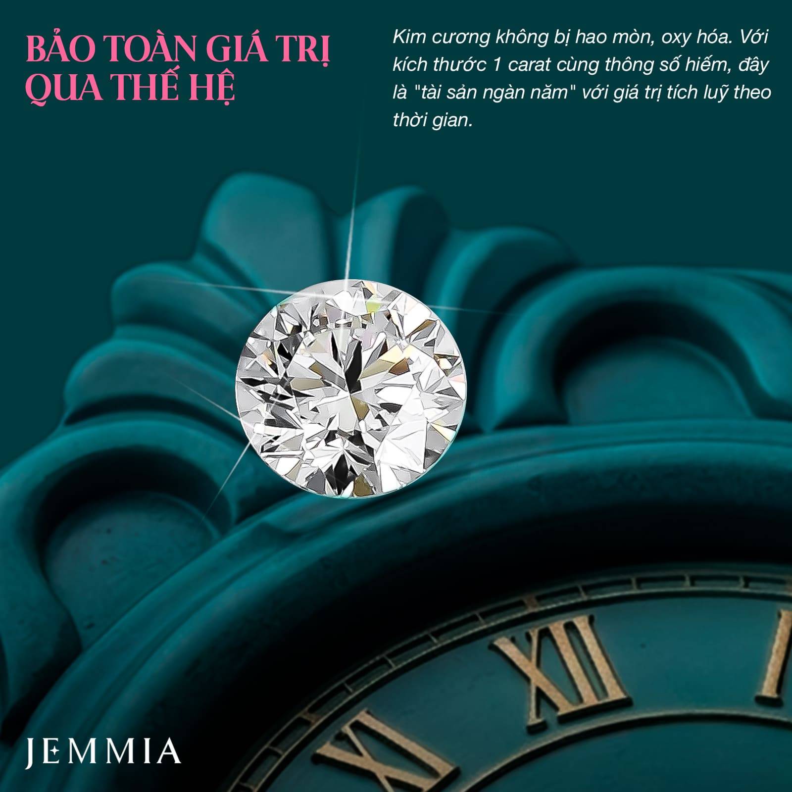 Kim cương là tài sản đầu tư xu hướng nhờ giá trị thực bền vững