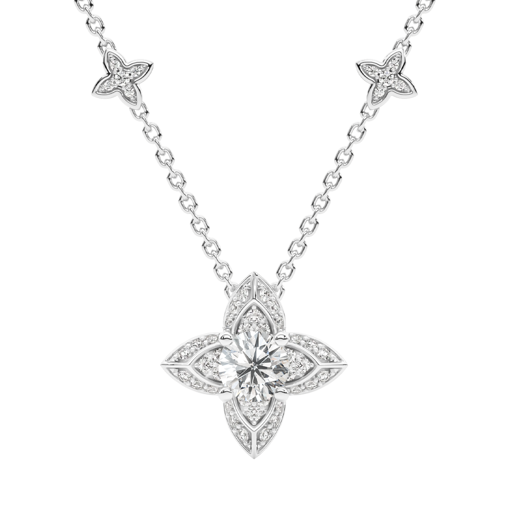 Mặt Dây Chuyền Kim Cương Cỏ 4 Lá Nữ - PDFYJ2200262 Tại Jemmia Diamond Được Nhiều Người Lựa Chọn