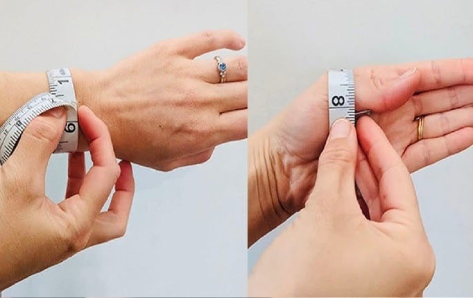 đo bằng vòng tay có sẵn