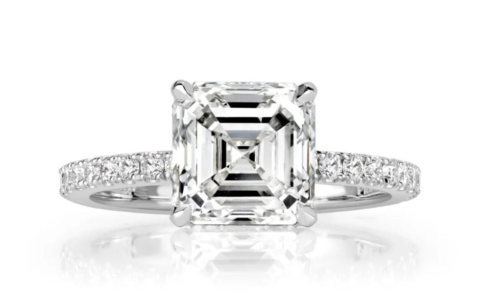 giải đáp thắc mắc kim cương giác cắt asscher