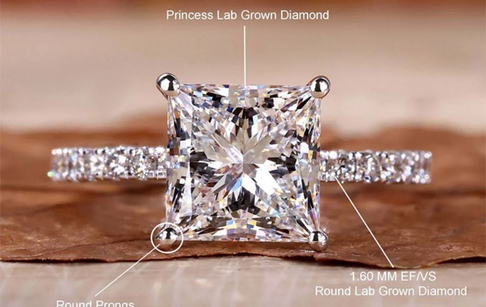 giác cắt kim cương princess