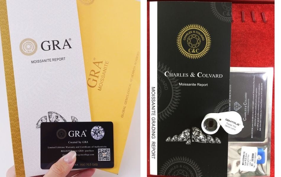 giấy kiểm định gra và c&c