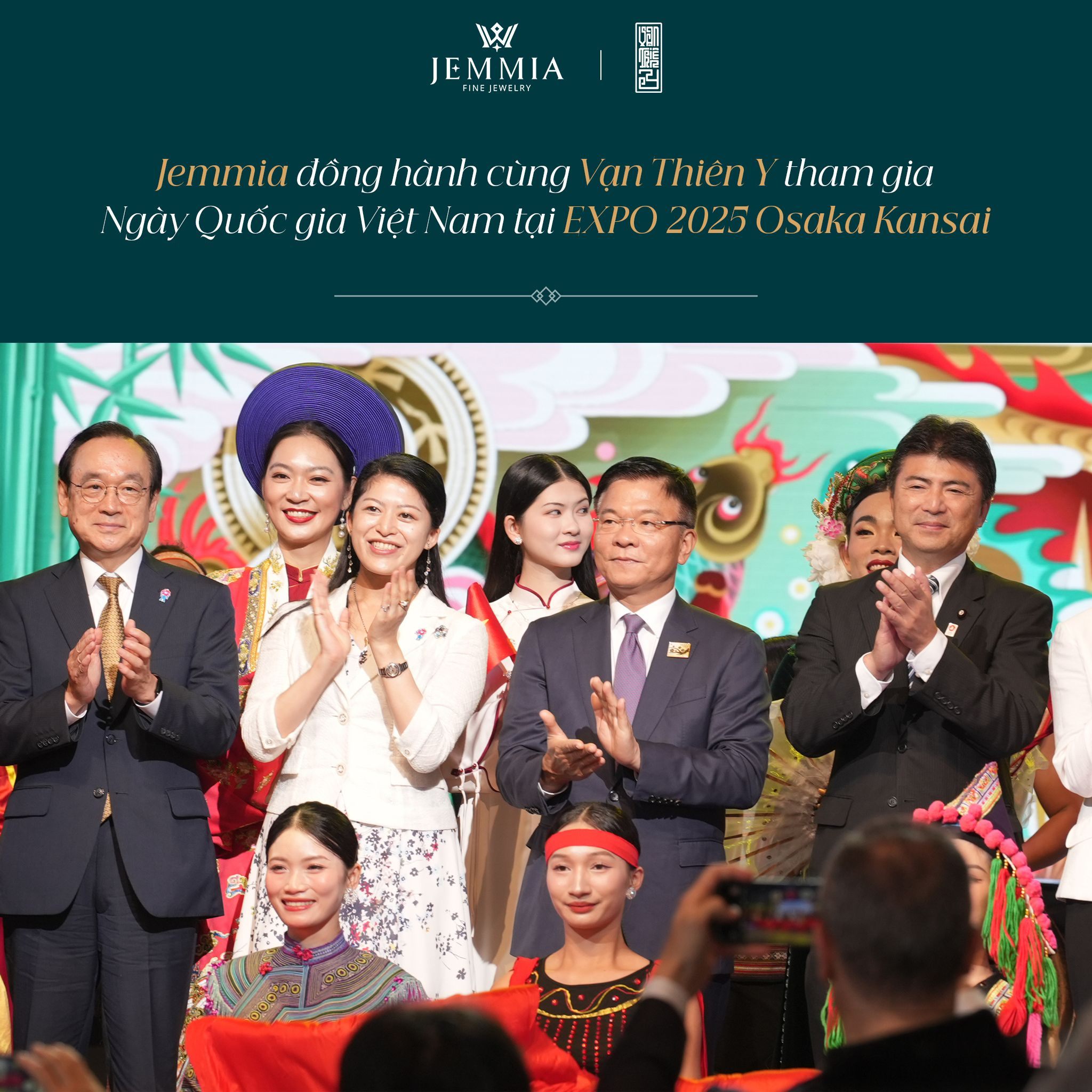 jemmia cùng Vạn Thiên Y tỏa sáng Việt phục tại EXPO 2025 Osaka