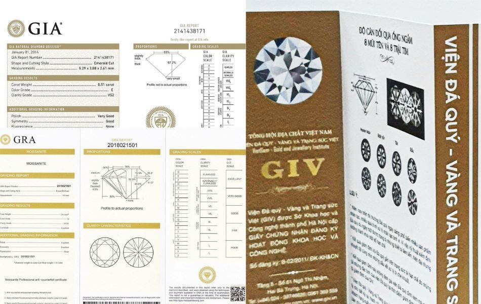 3 common types of grading certificates in Vietnam