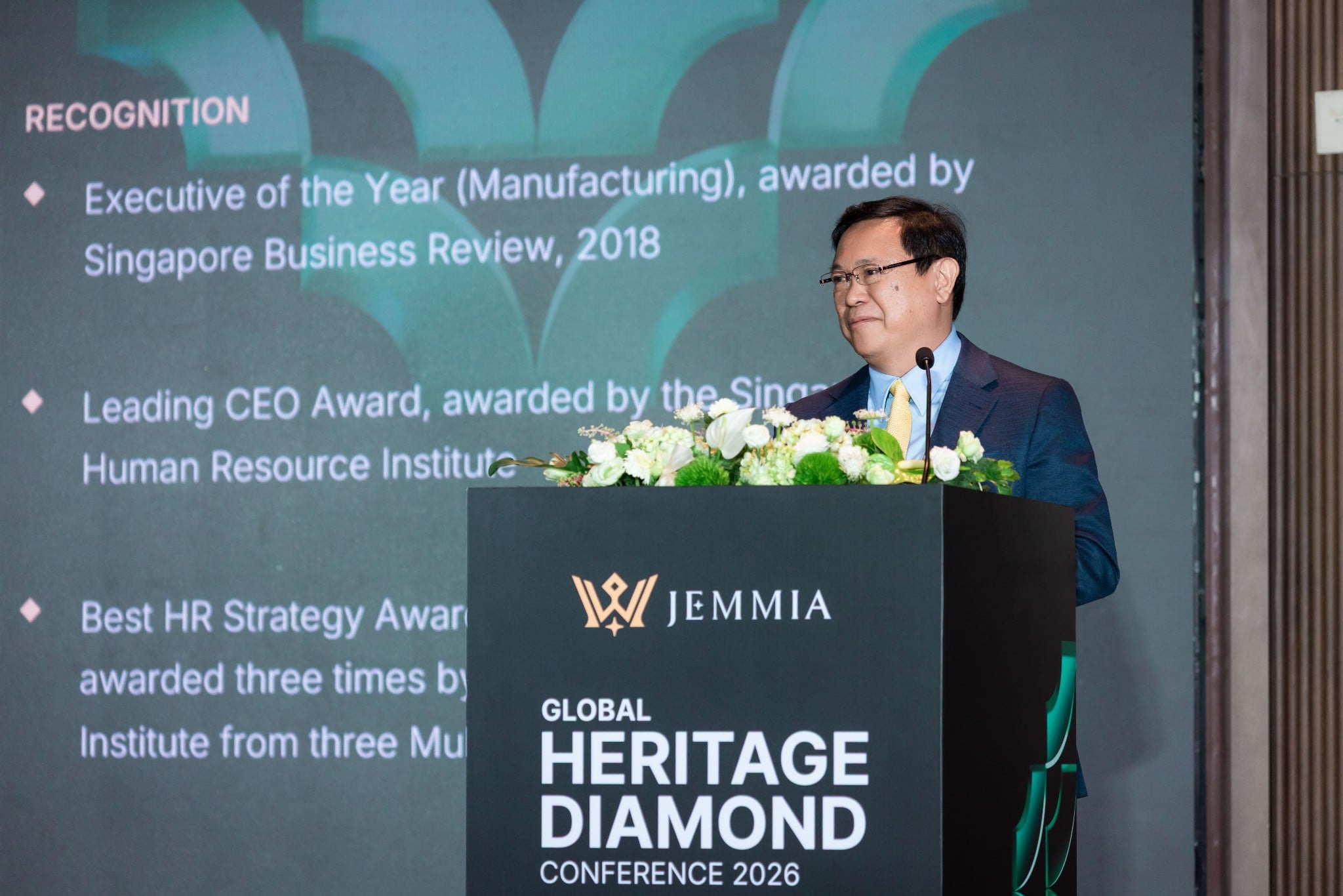 ông Raymund Chua, Cố vấn Hội đồng Quản trị Jemmia Diamond