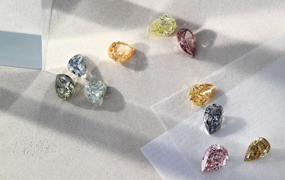 Natural diamonds are one of the very rare gemstones