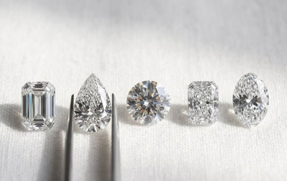Diamonds symbolize good luck and eternal love