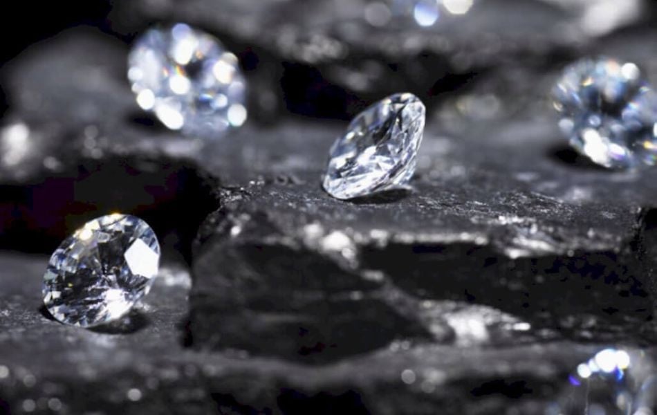 The formation process of diamonds