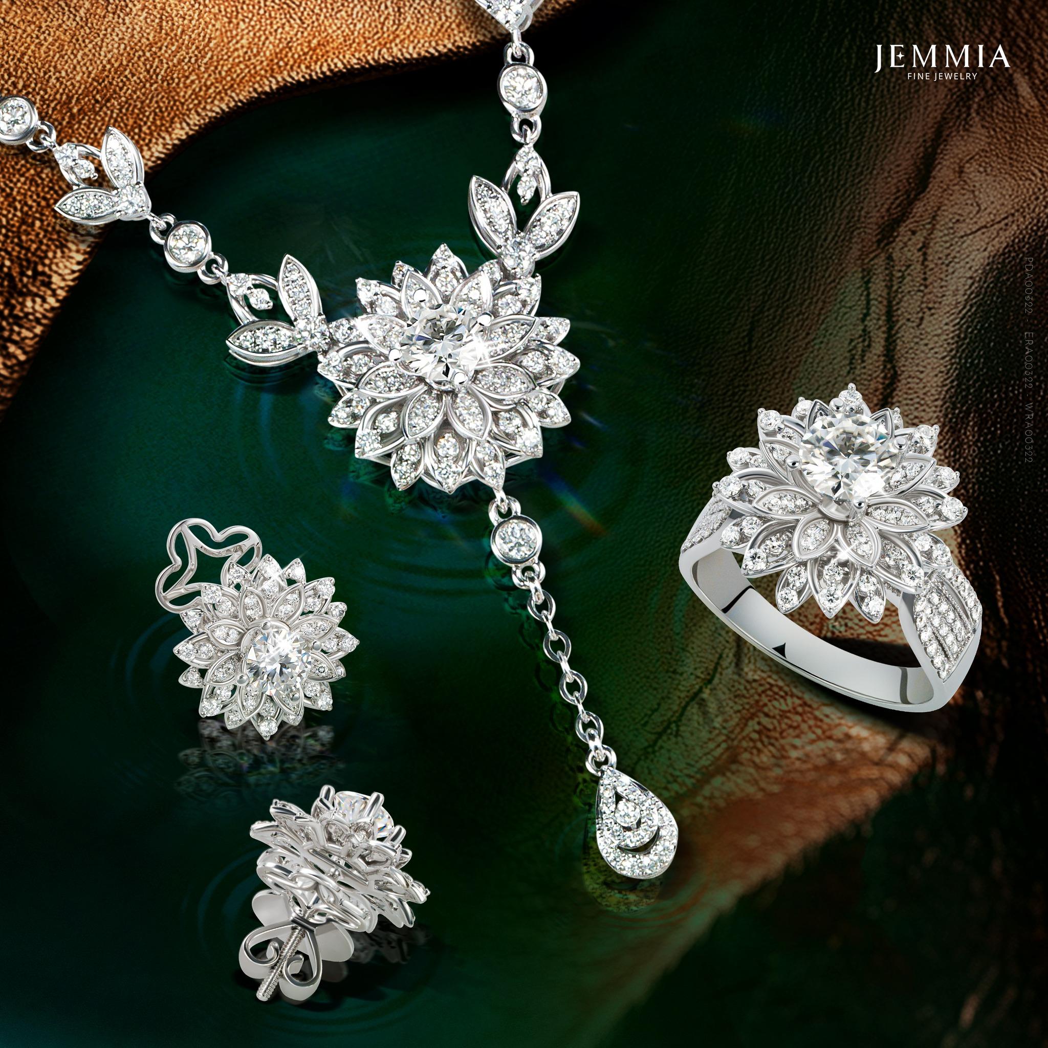 top 6 mẫu dây chuyền kim cương đẹp