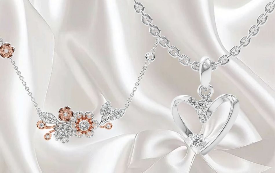 top 6 mẫu dây chuyền kim cương đẹp