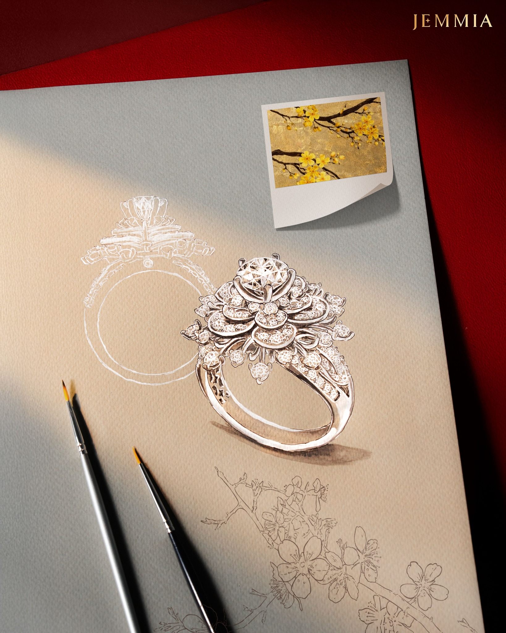 nhẫn thiết kế Jemmia