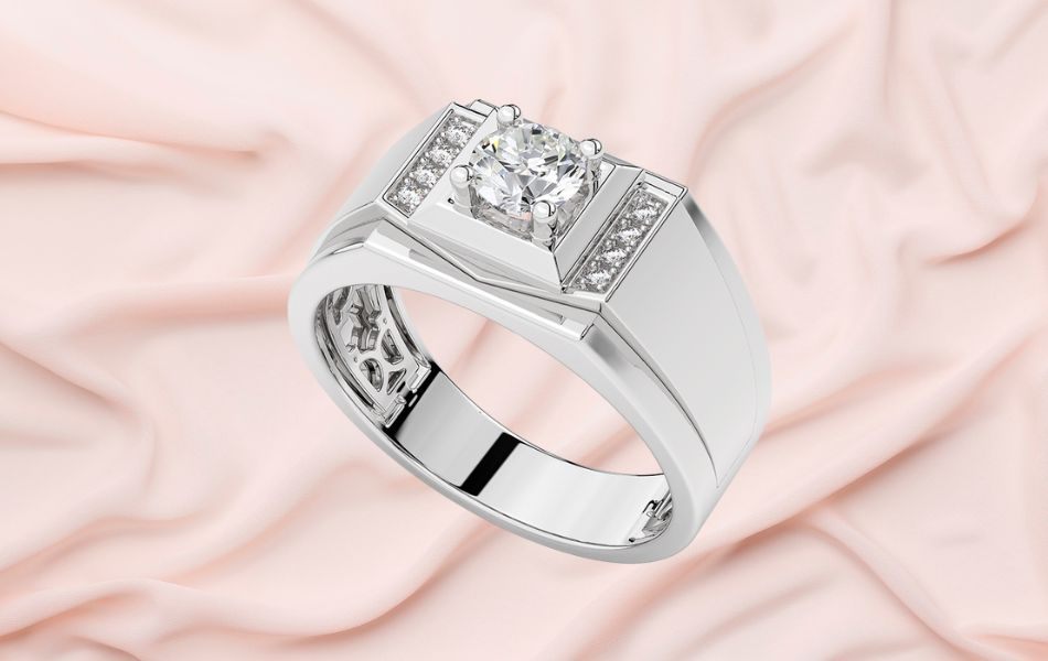 nhẫn hột xoàn nam