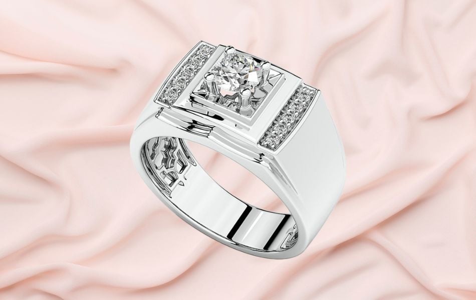 nhẫn hột xoàn nam