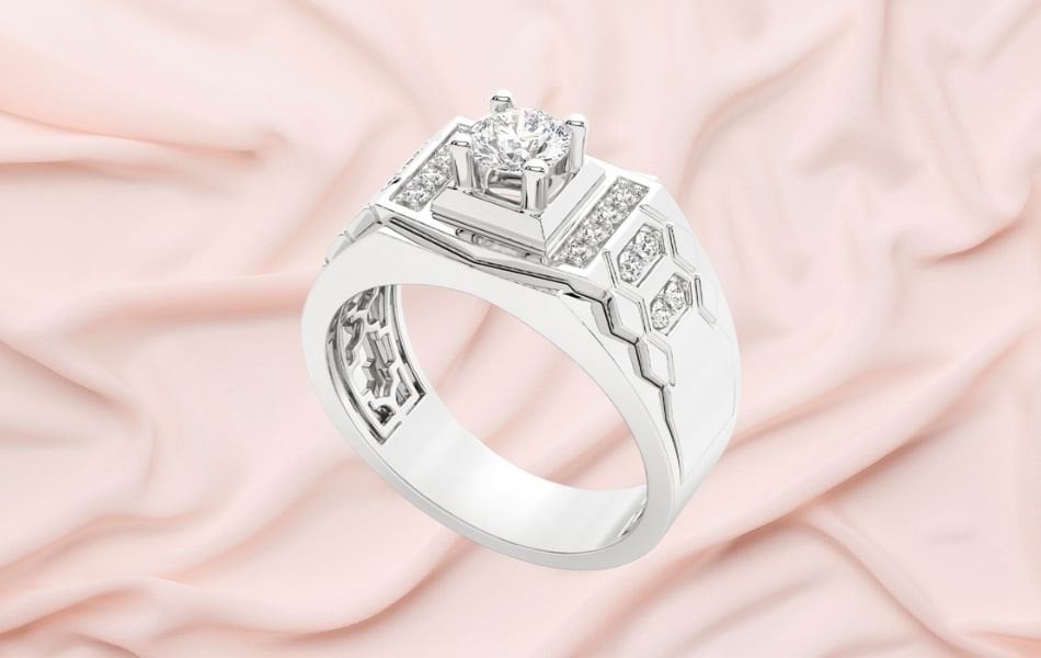 nhẫn hột xoàn nam