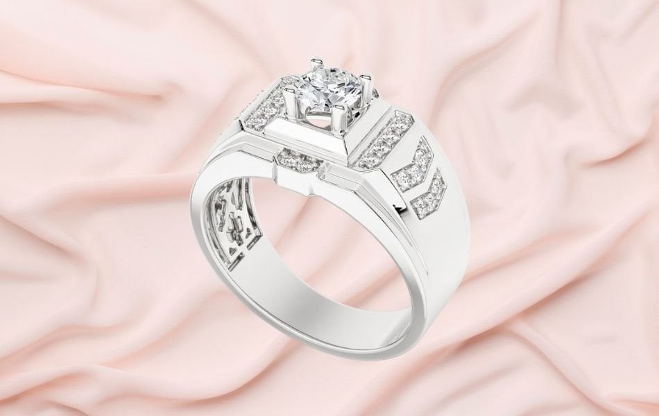 nhẫn hột xoàn nam