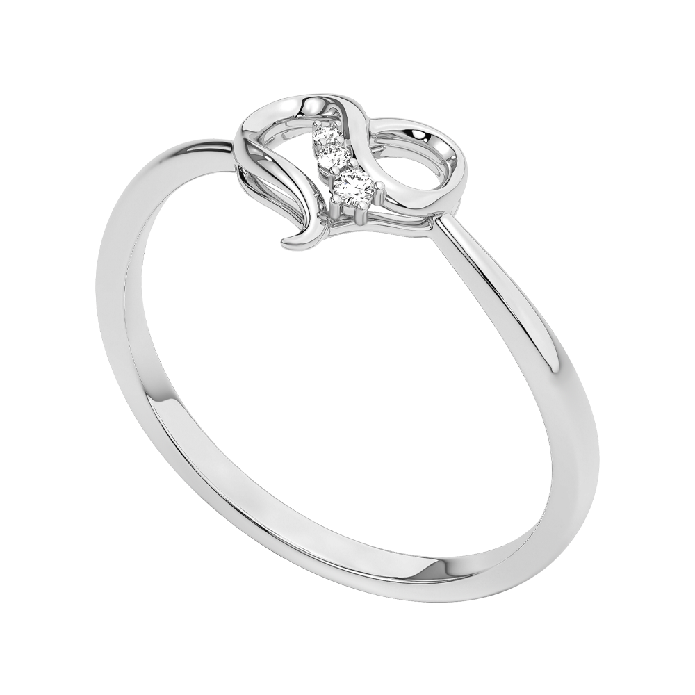 Nhẫn Kim Cương Tự Nhiên Nữ - RIFNJ2504861 tầm giá 10 triệu tinh tế, sang trọng