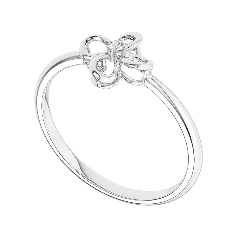 Chiếc nhẫn Kim Cương Tự Nhiên Nữ - RIFNJ2504931 tầm giá 10 triệu đầy sức sống và may mắn