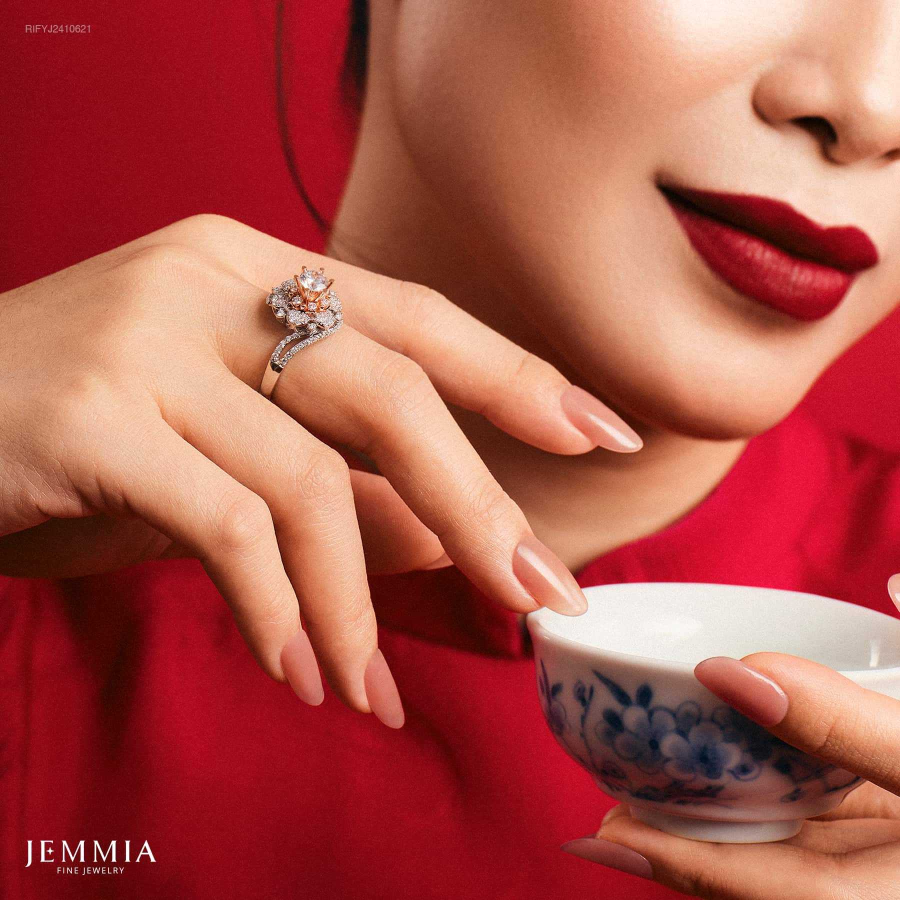 ý nghĩa nhẫn kim cương vàng hồng