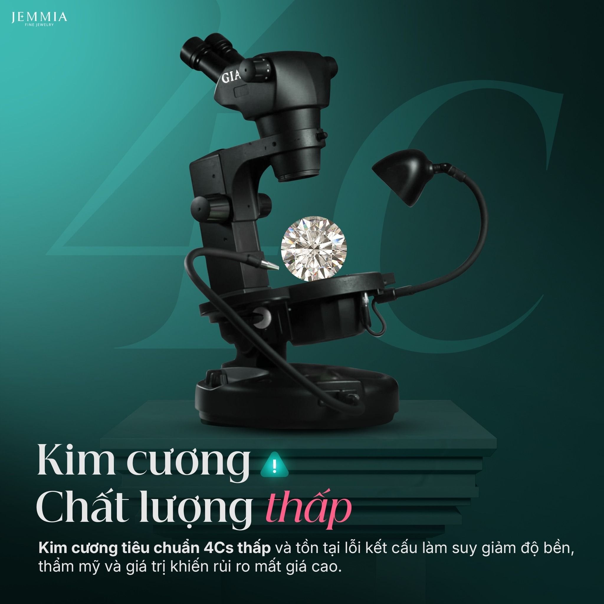 Sai lầm 1: Chọn kim cương chất lượng thấp chỉ vì giá rẻ