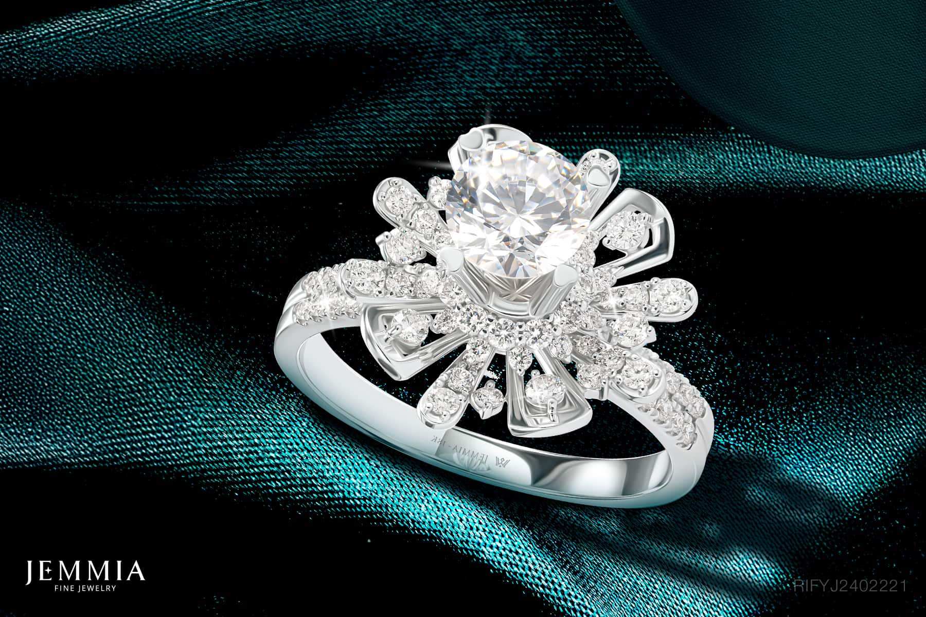 Vỏ Nhẫn Kim Cương Tự Nhiên Nữ - RIFYJ2302321 món quà tặng mẹ ý nghĩa 20/10