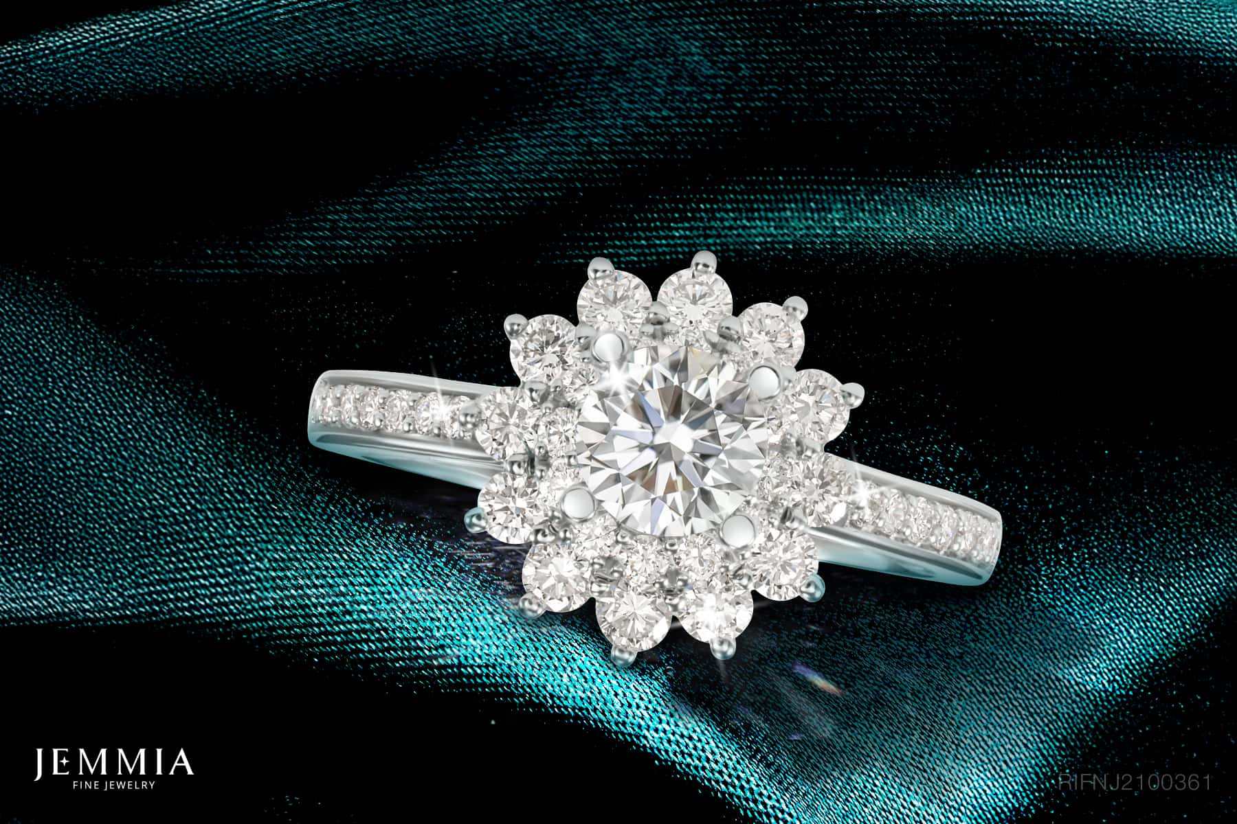 Vỏ Nhẫn Kim Cương Tự Nhiên Nữ - RIFYJ2200201, món quà thiết thực tặng mẹ nhân ngày phụ nữ Việt Nam