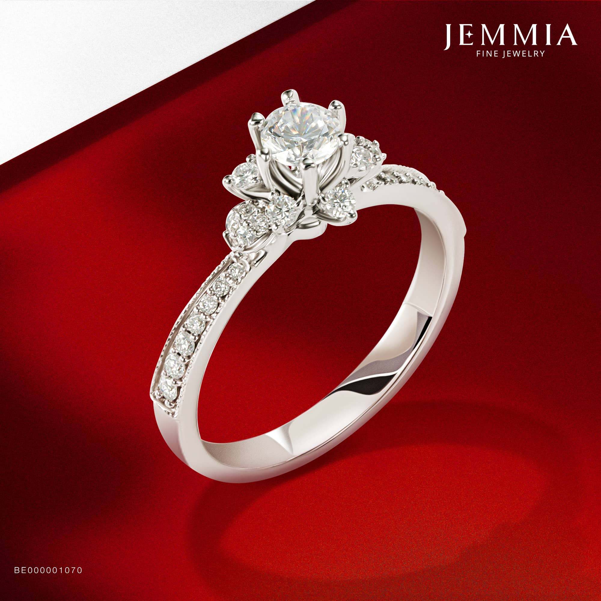 Vỏ Nhẫn Kim Cương Tự Nhiên Nữ - RIFYJ2301391 sang trọng với thiết kế thân nhẫn kép vàng trắng xen kẽ vàng hồng, điểm nhấn viên kim cương tròn 6 chấu tỏa sáng nổi bật