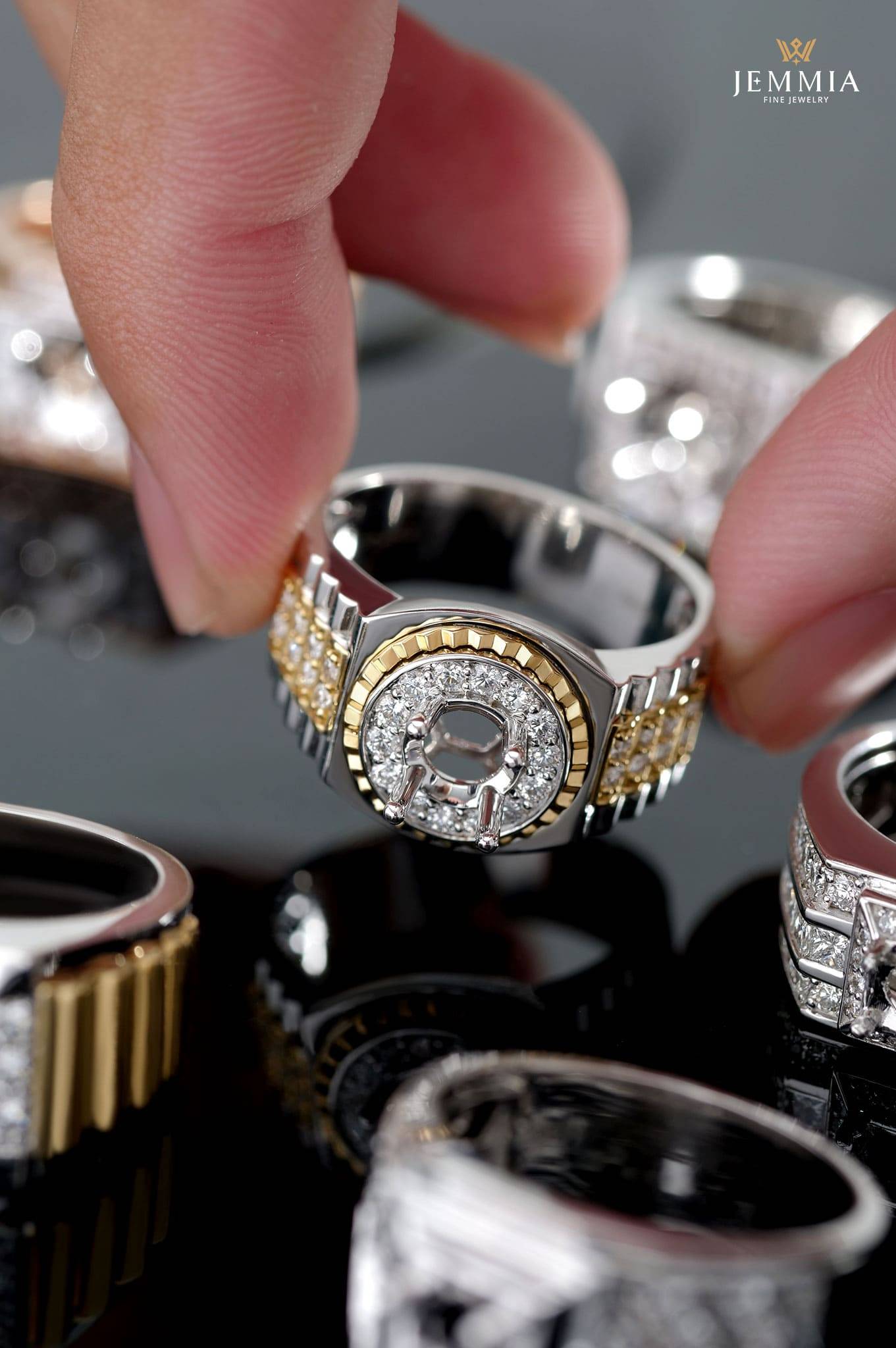 vỏ nhẫn hột xoàn