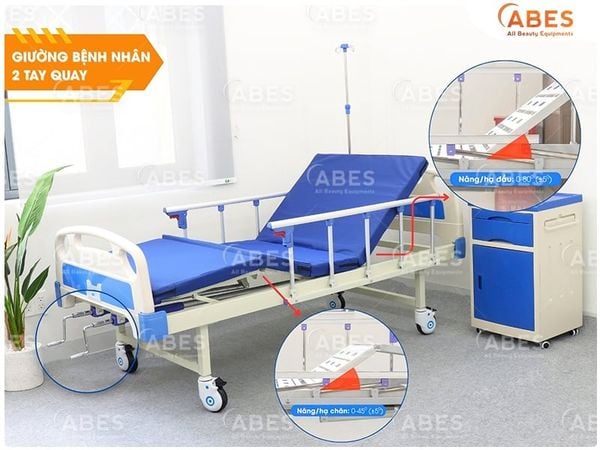 Mua Giường Bệnh Nhân 2 Tay Quay Chất Lượng Tại Hồ Chí Minh – Giải Pháp Chăm Sóc Toàn Diện Từ Hi-MEC
