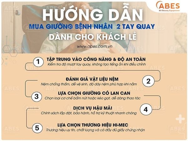 Mua Giường Bệnh Nhân 2 Tay Quay Chất Lượng Tại Hồ Chí Minh – Giải Pháp Chăm Sóc Toàn Diện Từ Hi-MEC