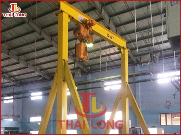 Nguyên tắc bố trí mặt bằng khi lắp đặt cổng trục