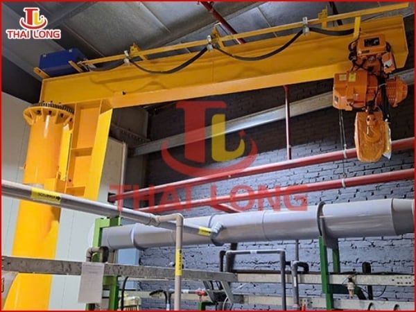 Các lỗi cơ bản thường gặp ở cầu trục quay