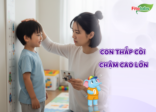 con thấp còi, chậm cao lớn