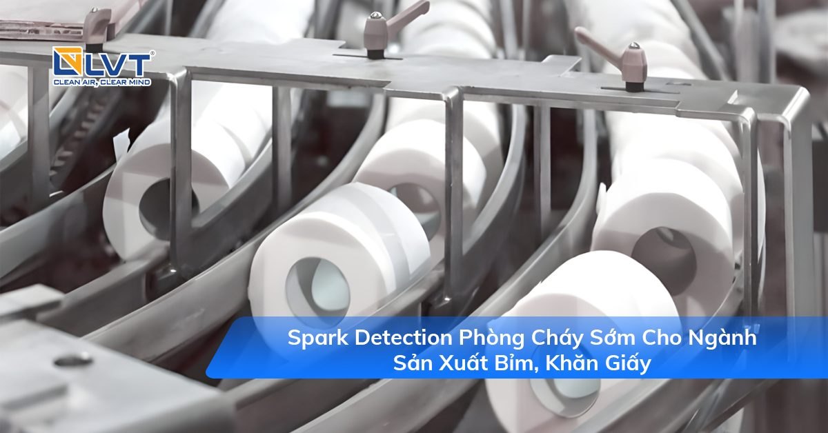 Spark Detector phòng cháy nổ ngành giấy tự động trong sản xuất
