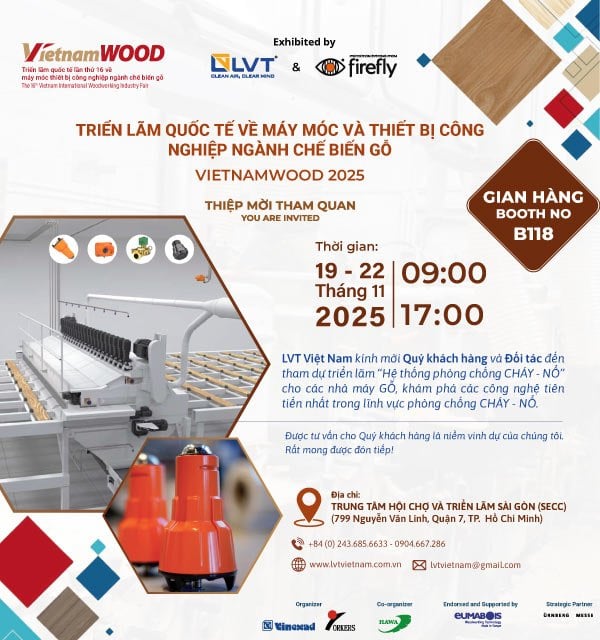 LVT Việt Nam tại triển lãm VietnamWood 2025