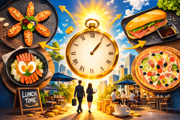 Banner Blog Khung Giờ Trưa: “Mỏ Vàng” Bị Bỏ Lỡ Của Quán Cà Phê