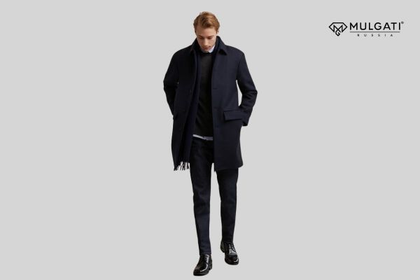 Phối giày Derby với trench coat camel quần tây  và áo sơ mi