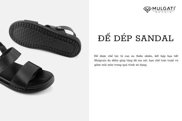 Đế sandal nam Mulgati chống trượt