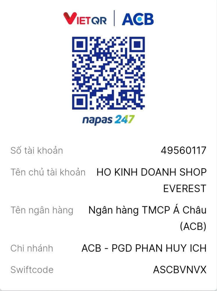Số tài khoản ngân hàng ACB