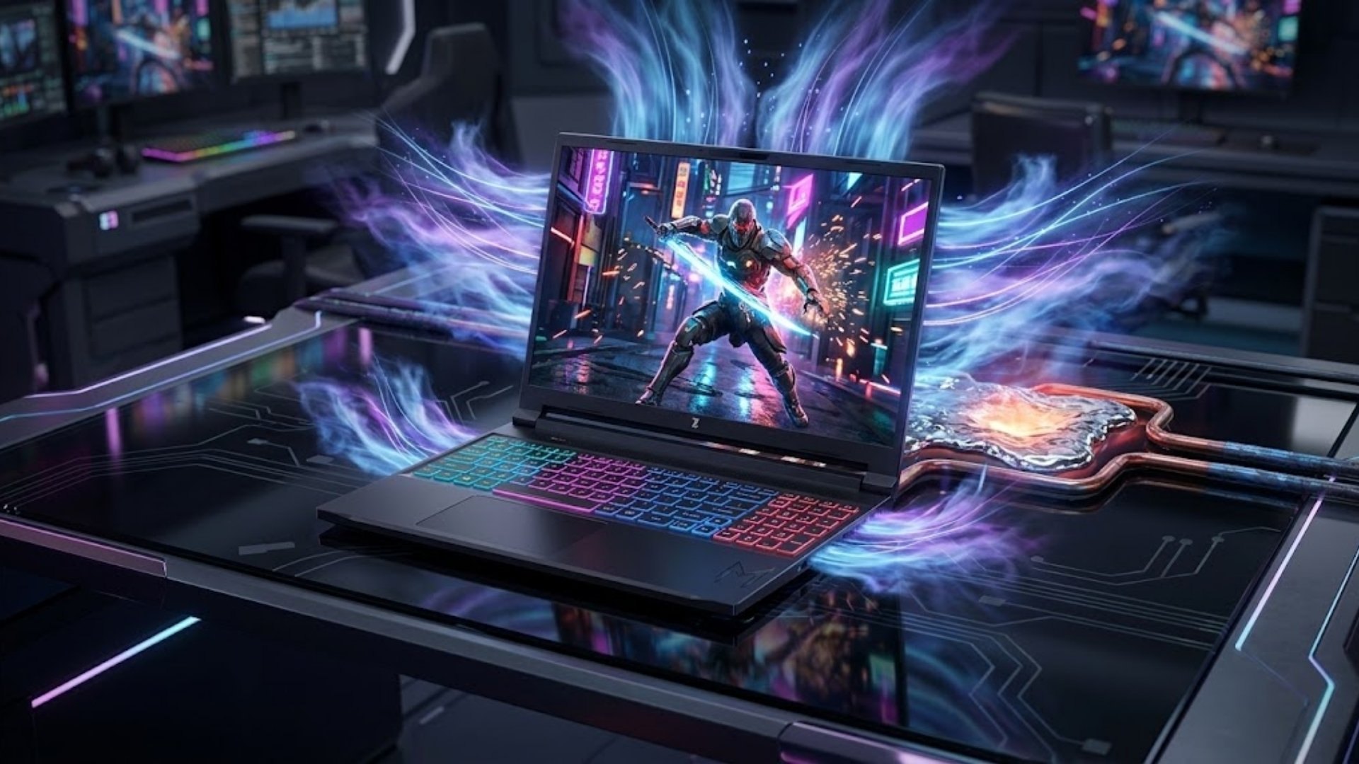 Acer Nitro ProPanel 16S sử dụng keo tản nhiệt kim loại lỏng
