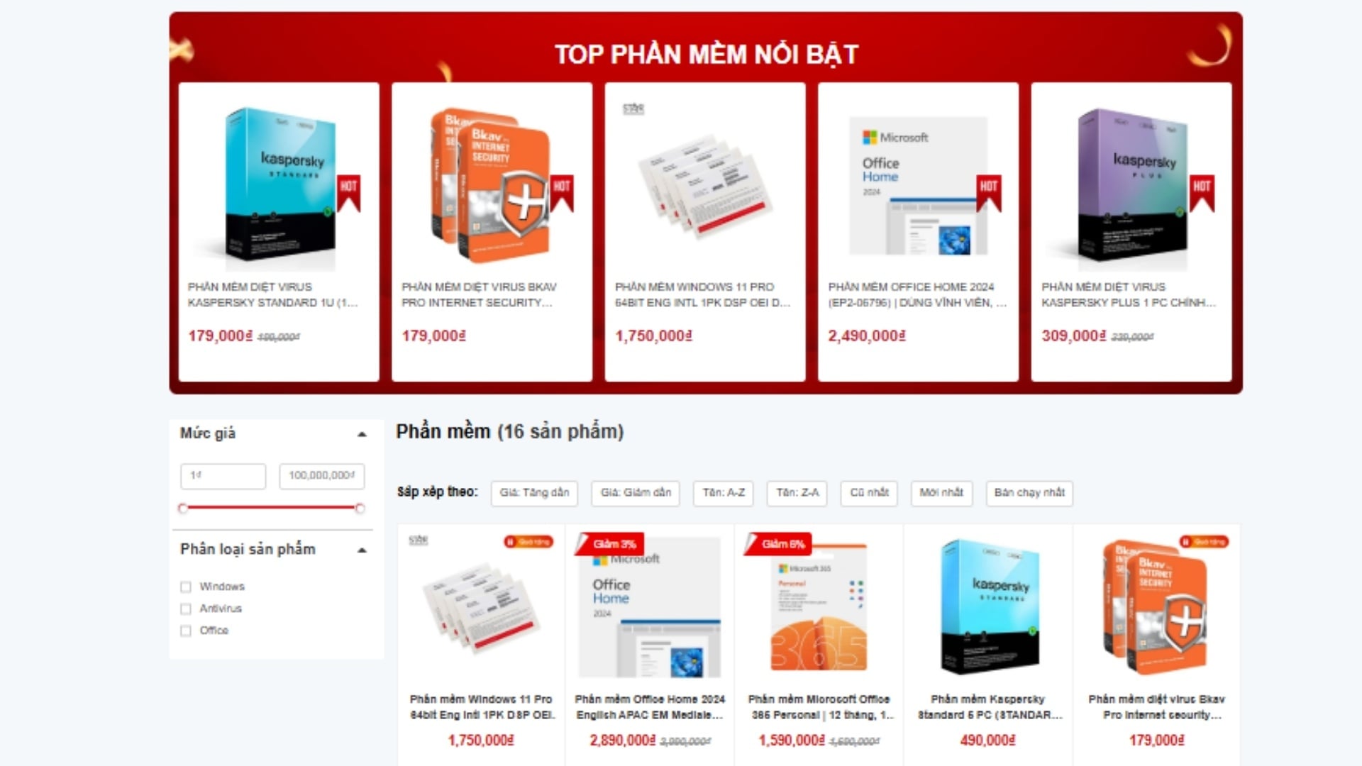 Tin Học Ngôi Sao cam kết 100% phần mềm chính hãng