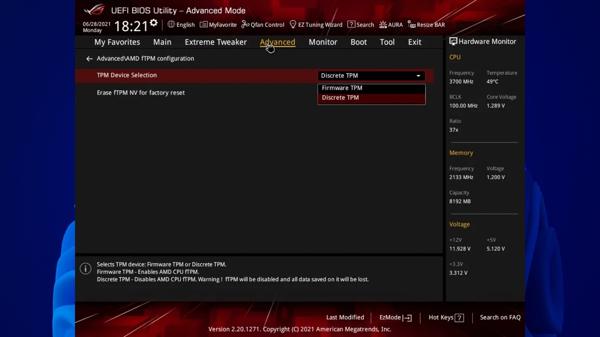 Mainboard ASUS&nbsp;đã hỗ trợ phần mềm TPM